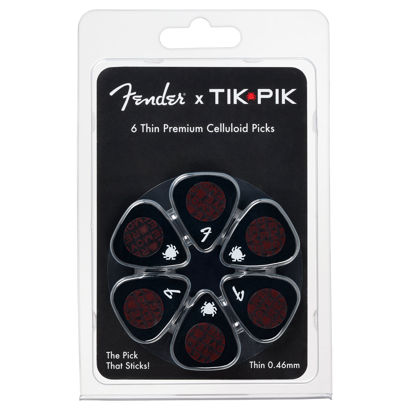 Fender x TIK PIK 6-Pack Retail Packaging