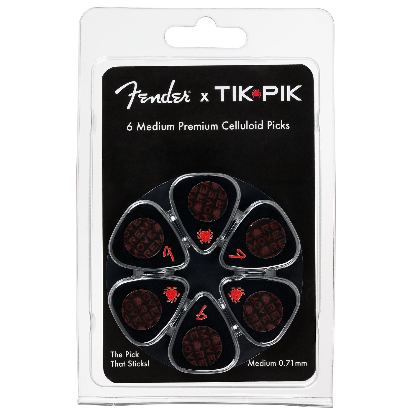 Fender x TIK PIK 6-Pack Retail Packaging