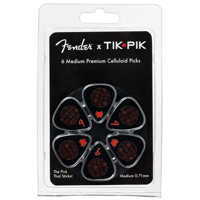 Fender x TIK PIK 6-Pack Retail Packaging