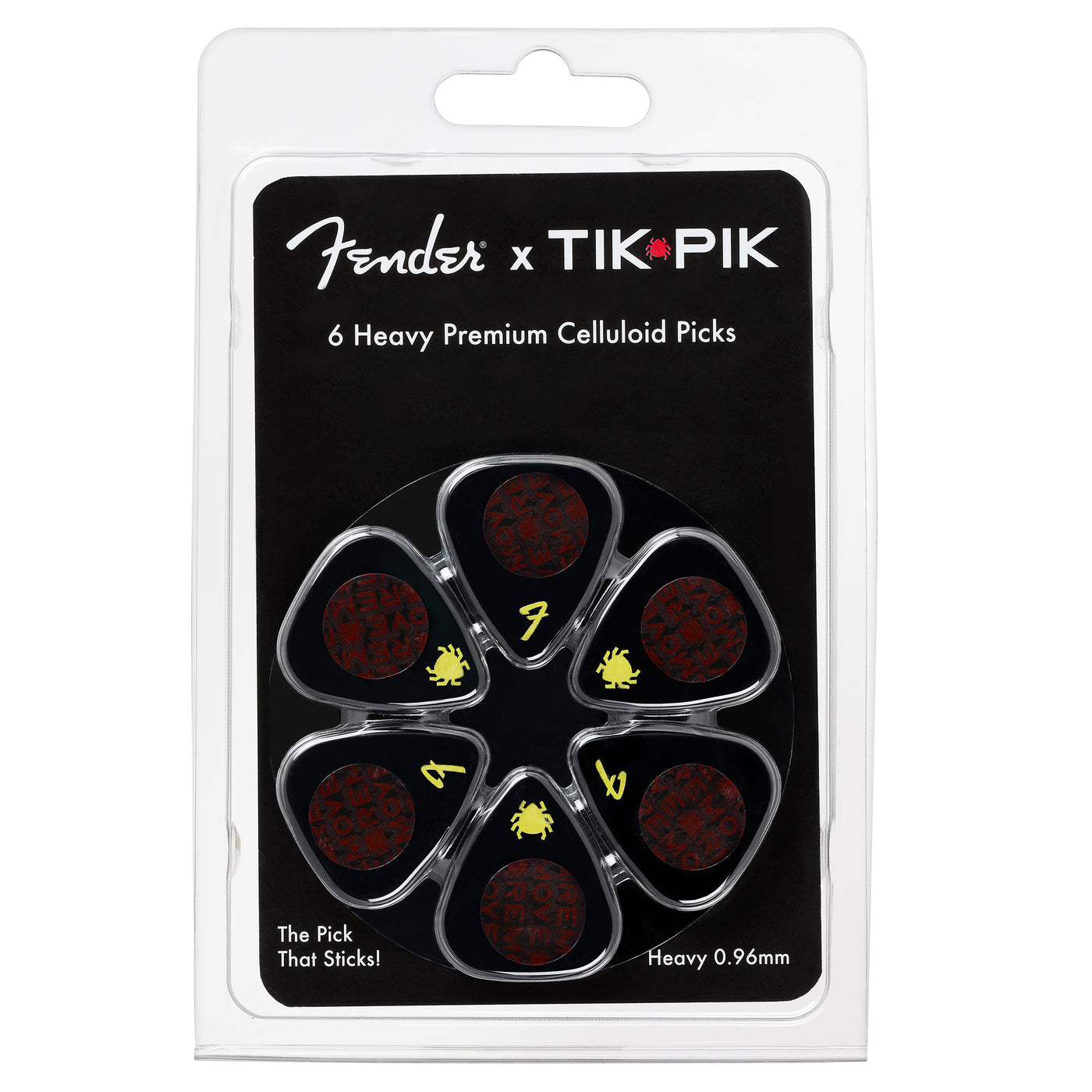 Fender x TIK PIK 6-Pack Retail Packaging