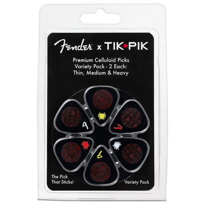 Fender x TIK PIK 6-Pack Retail Packaging
